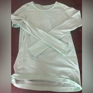 Lululemon light green run swiftly